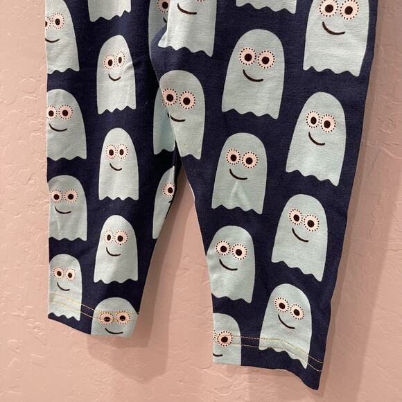 NWT Maxomorra Blue Classic Ghost Cropped Leggings - Picture 3 of 6